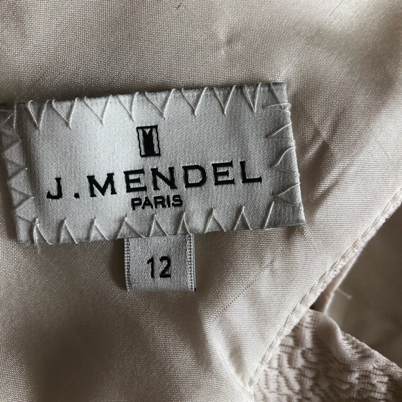 J. Mendel Dress Paris Special Occassion Jacquard  dress Size 12 (NWT) - Picture 3 of 6